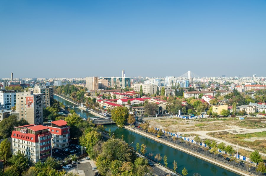 Panoramic view of Bucharest