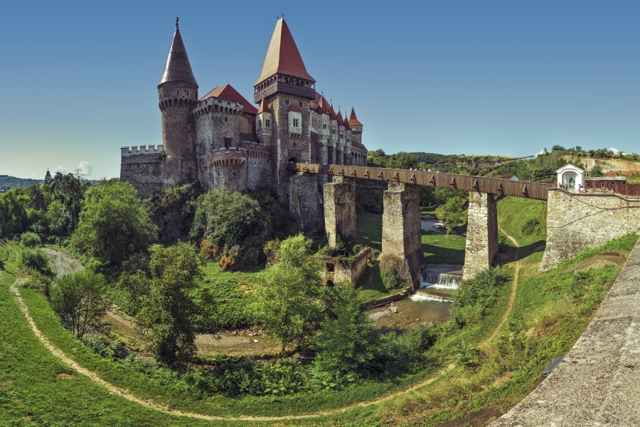 Corvin Castle - medieval castle in Europe
