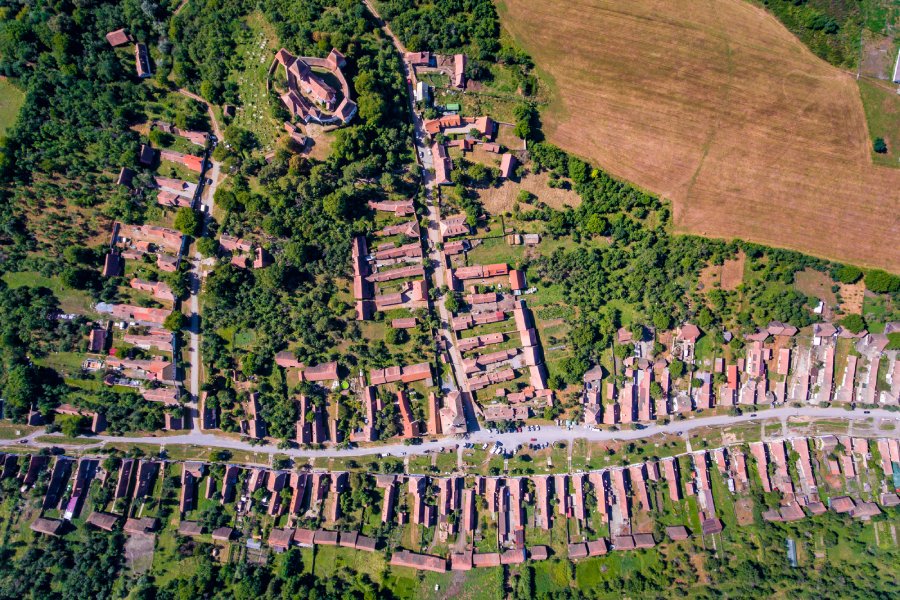 Viscri village - a small village located in Transylvania
