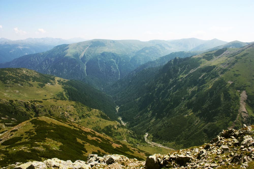 Gugu Peak Romanian Mountains