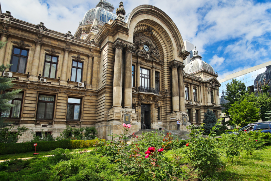 CEC Palace from Romania Country