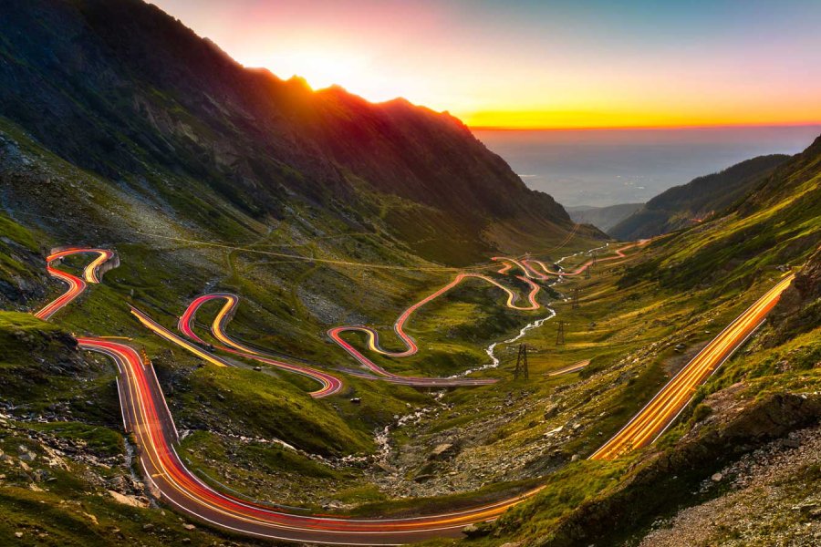 Transfagarasan the most dramatic and second-highest paved road in Romania