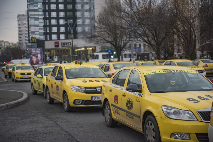 Taxi is a way to travel in Romania