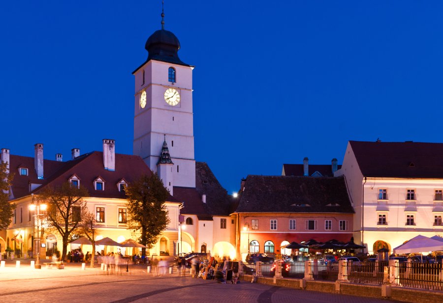 The Council Tower is a symbol located in the center of Sibiu