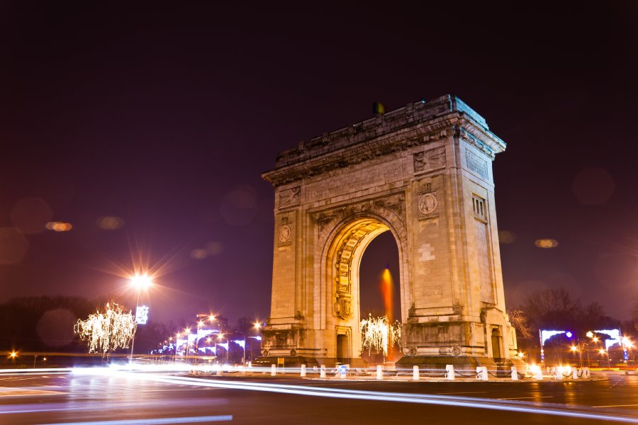 Arc de Triomphe (or Arcul de Triumf in Romanian)