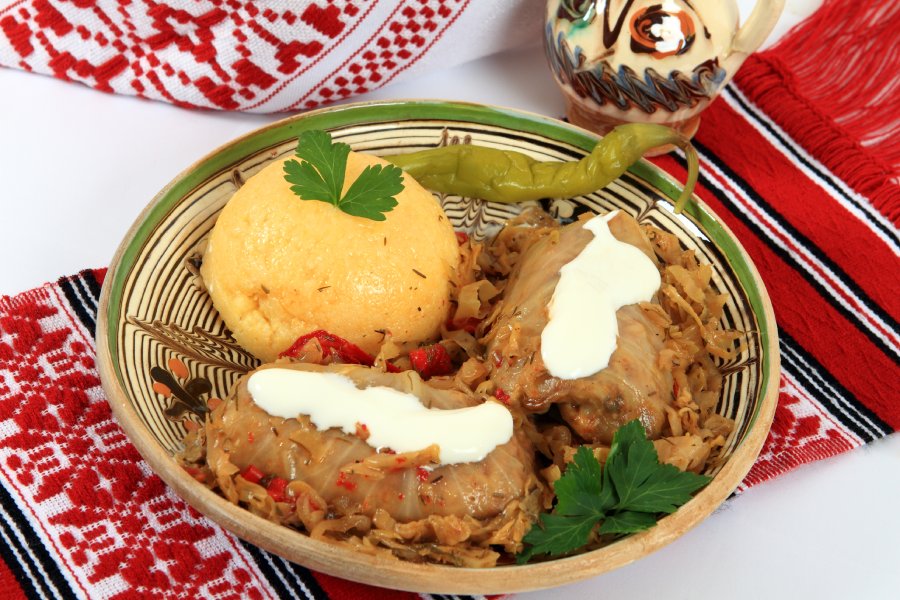 In Romania you can eat sarmale - a traditional dish