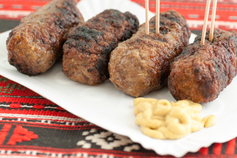 Mici is a romanian traditional food. Mici is like a sausage. You can eat them with mustard
