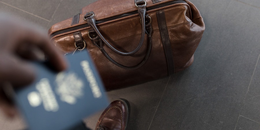 Passport and bag